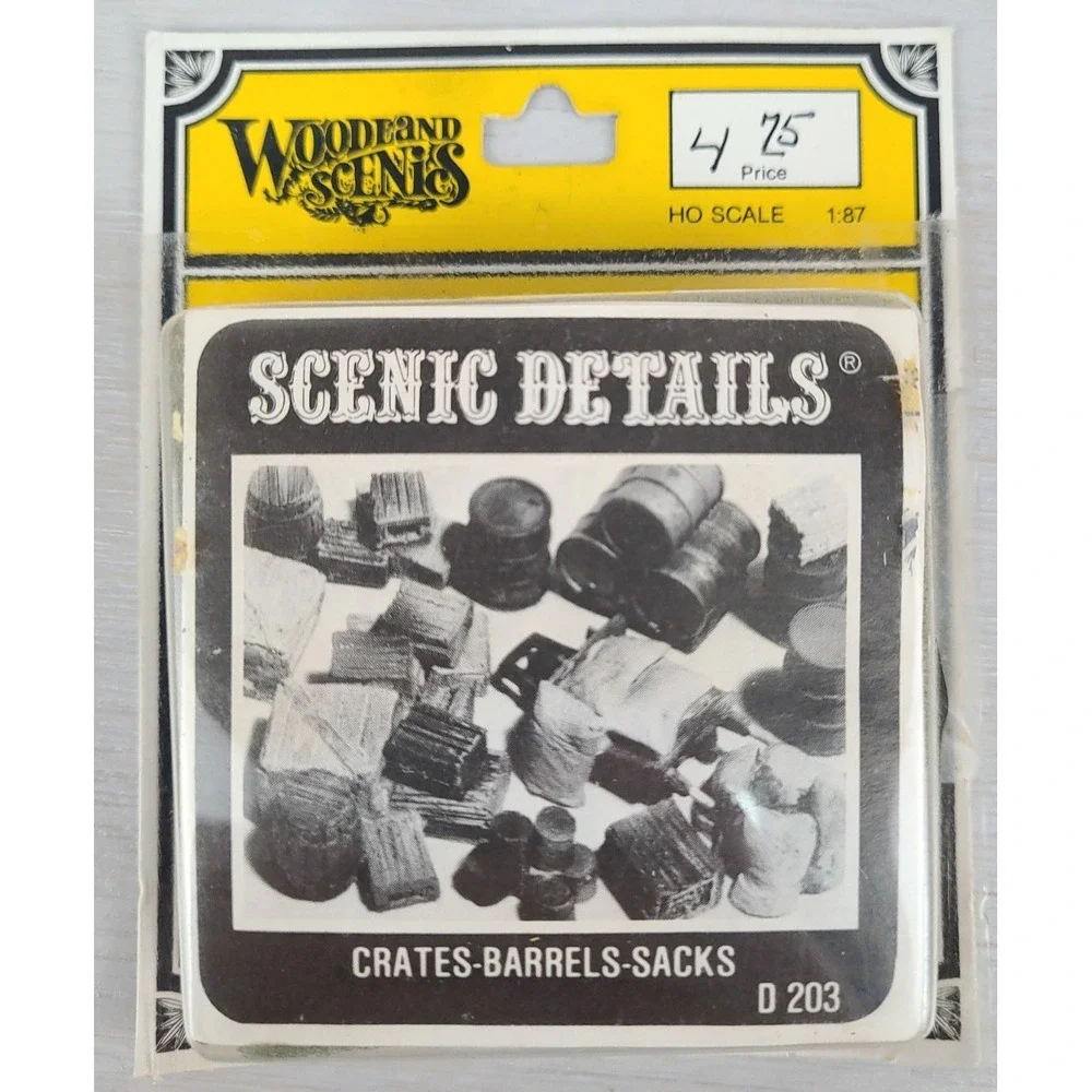Woodland Scenes Senic Details Assorted Skids Crates Barrels‎ Sacks